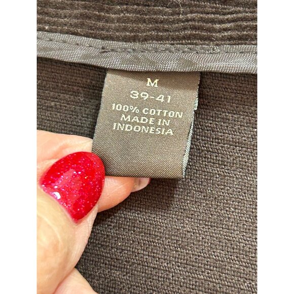 Tasso Elba Men’s Vtg Blazer Sports Coat Jacket M 39 -41 Brown Corduroy 3-Button - Picture 6 of 13